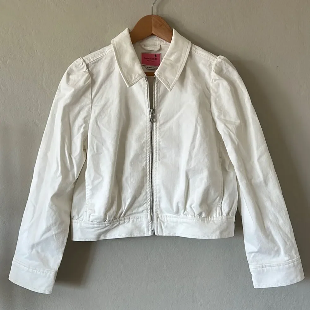 Kate Spade Cropped Denim Jacket